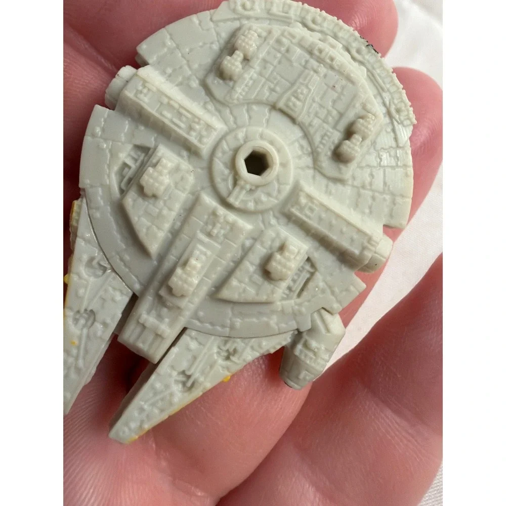 Star Wars Millennium Falcon and Slave I Miniature Starship Vehicle Lot CGW54
